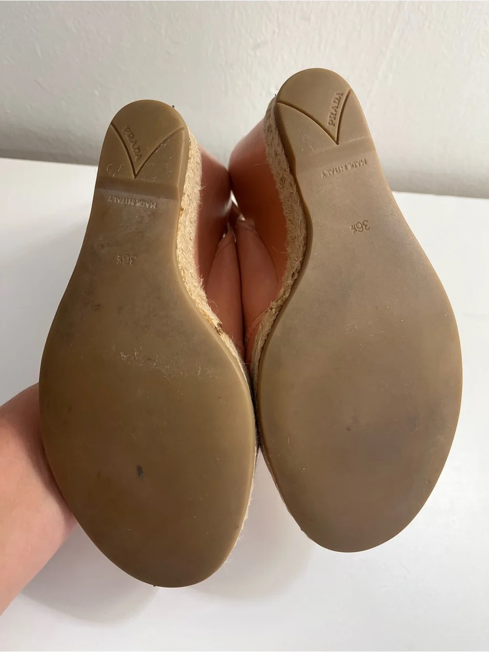 Prada authentic espadrille